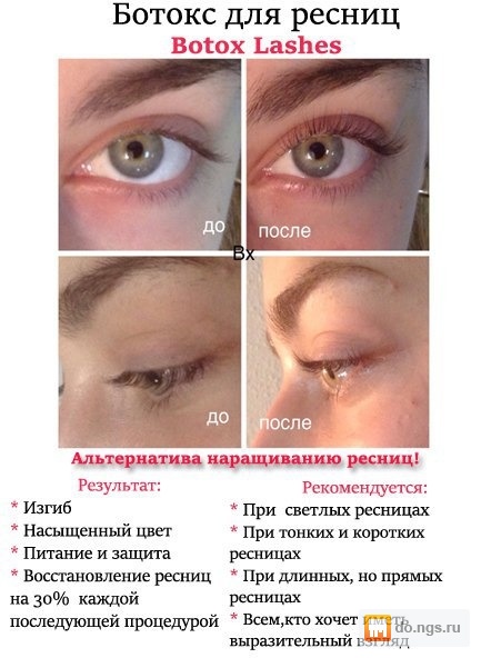 Ботокс для ресниц в домашних условиях 427
