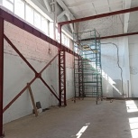 Монтаж крановой эстакады для мостового крана, кран-балки., Красноярск